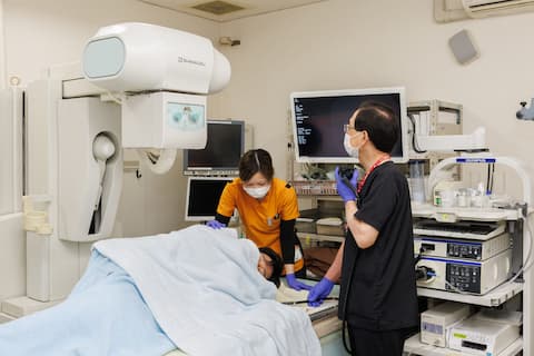 内視鏡検査の様子