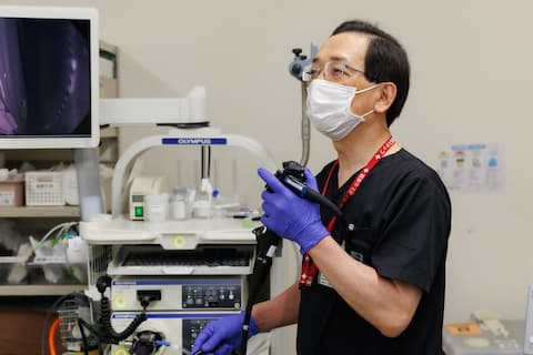 内視鏡検査の様子2